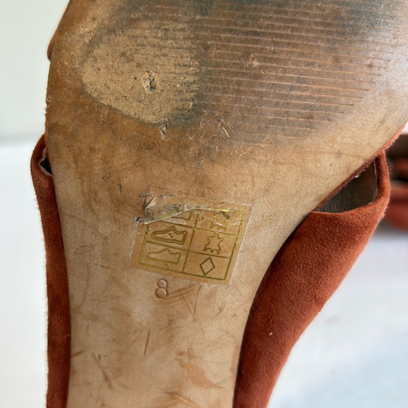 Madewell Suede Mules in Rust - Picture 8 of 13